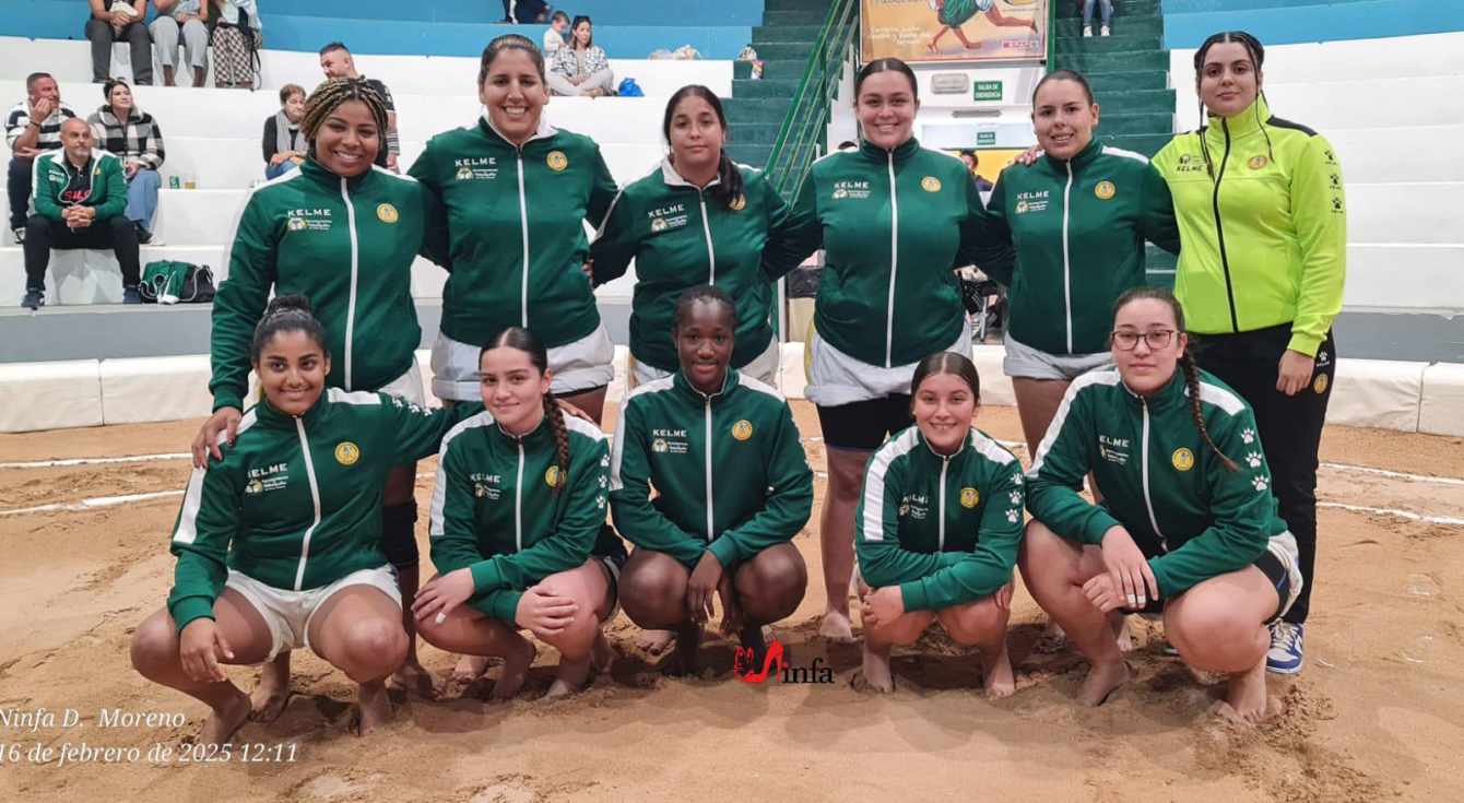 Equipo femenino del Almogarén/Ninfa de Moreno.