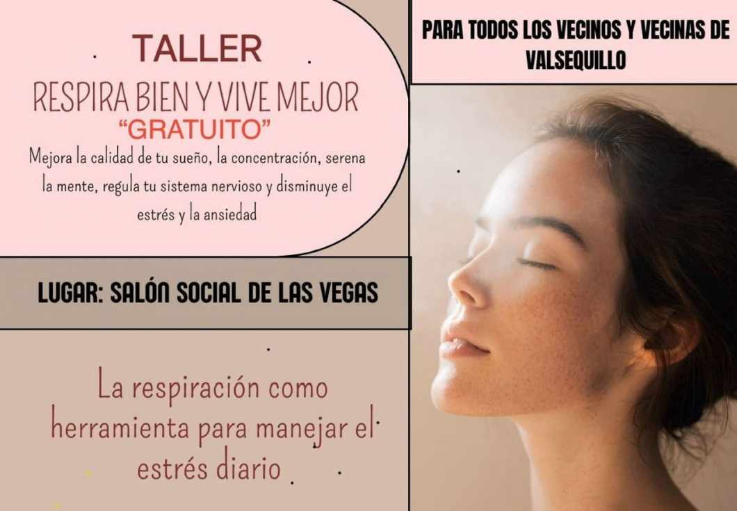 Valsequillo impulsa el taller Respira Bien y Vive Mejor