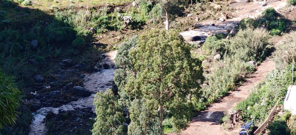 Riesgo sanitario en Valsequillo tras roturas en el alcantarillado de dos barrancos