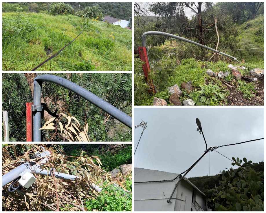ASBA exige actuar ante farolas y postes caídos en Valsequillo