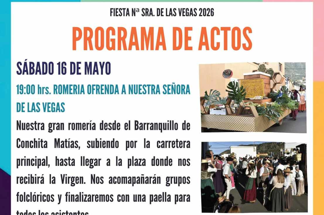 Las fiestas de Nuestra Señora de Las Vegas continúan este sábado con romería y verbena