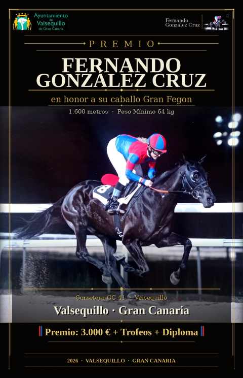 Cartel del nuevo evento ecuestre en Valsequillo de Gran Canaria