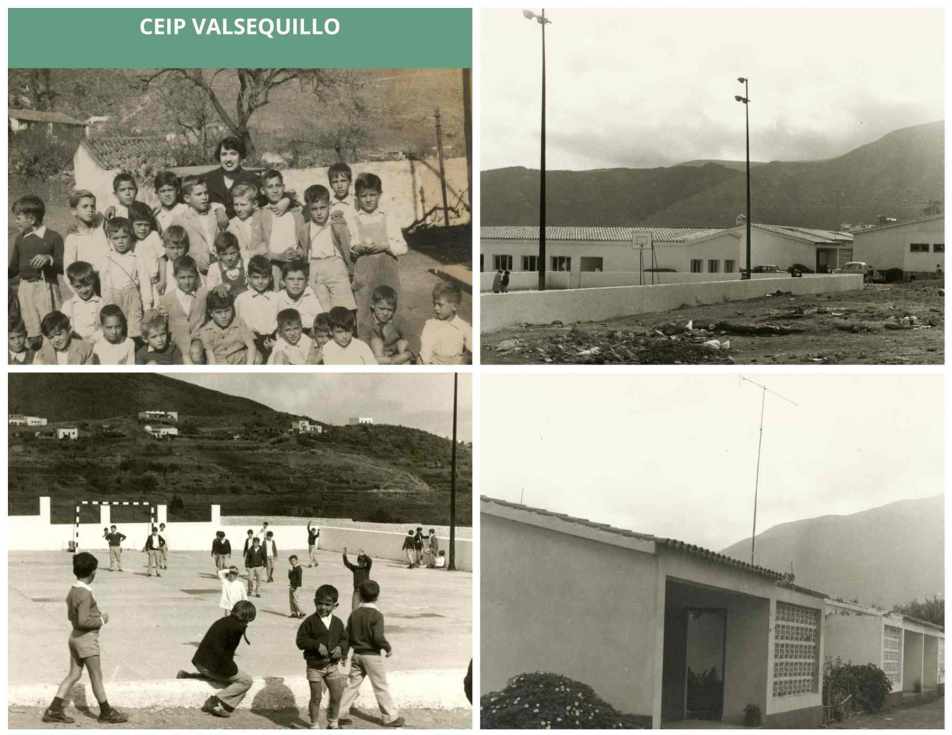 Imágenes antiguas del Colegio Valsequillo recopiladas por Valsequillo Plural.