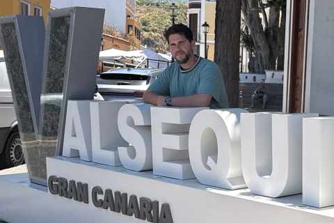 Natanael Cardona, en Valsequillo de Gran Canaria (Foto cedida)
