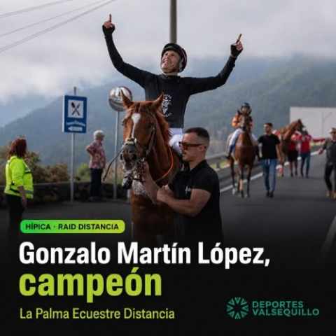 Gonzalo Martín gana La Palma Ecuestre Distancia con Bukhara