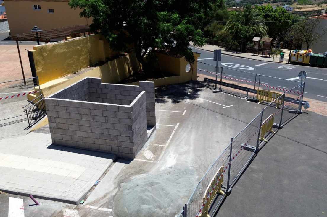 Ubicaci&oacute;n del cuarto de inversi&oacute;n de la marquesina / ASBA-Primero Canarias