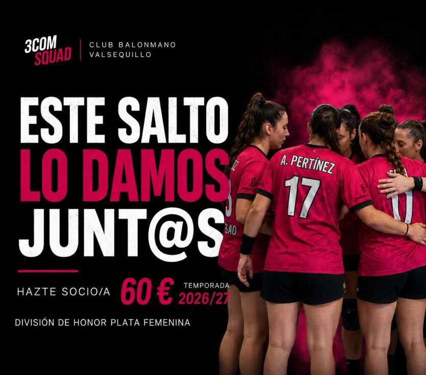 El 3COM Squad Valsequillo busca 300 socios para afrontar su histórica temporada en División de Honor Plata
