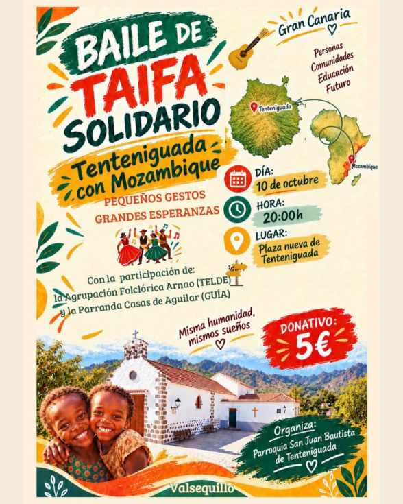 Baile de Taifa en Valsequillo para ayudar a Mozambique